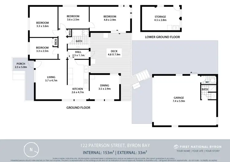 Floorplan of Homely house listing, 122 Paterson Street, Byron Bay NSW 2481
