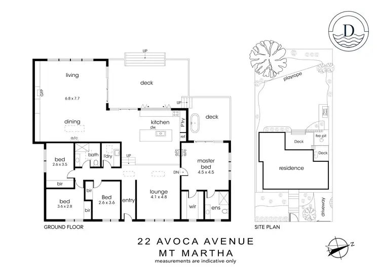 Floorplan of Homely house listing, 22 Avoca Avenue, Mount Martha VIC 3934