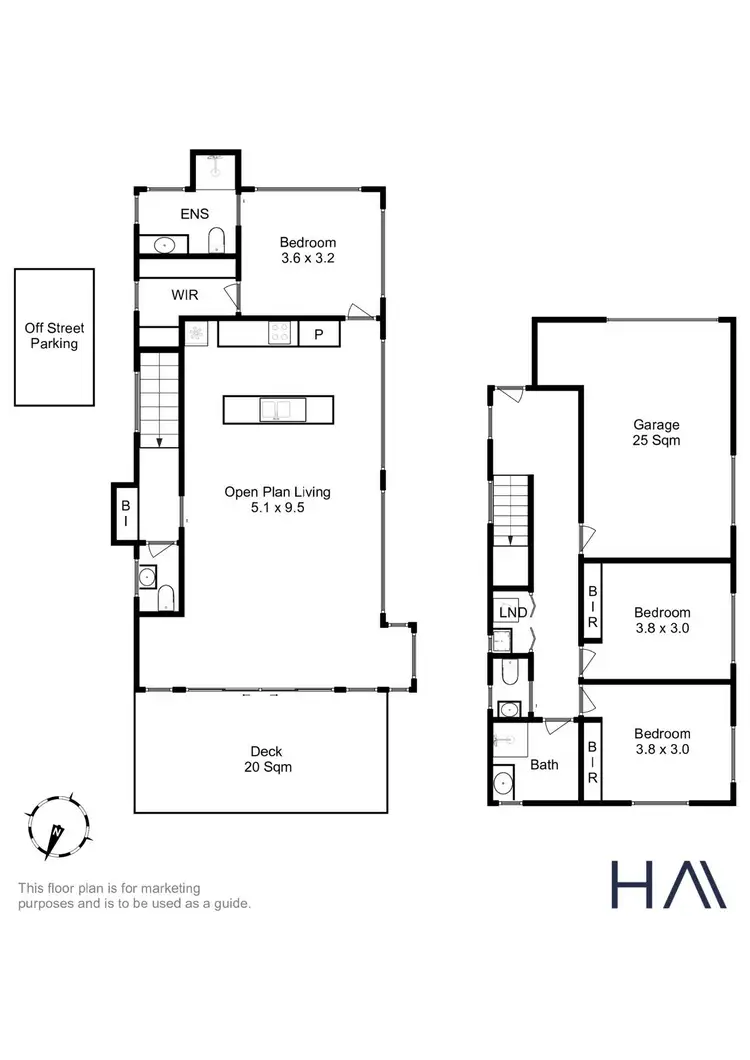 Floorplan of Homely unit listing, 12/1 Cologne Drive, Oakdowns TAS 7019