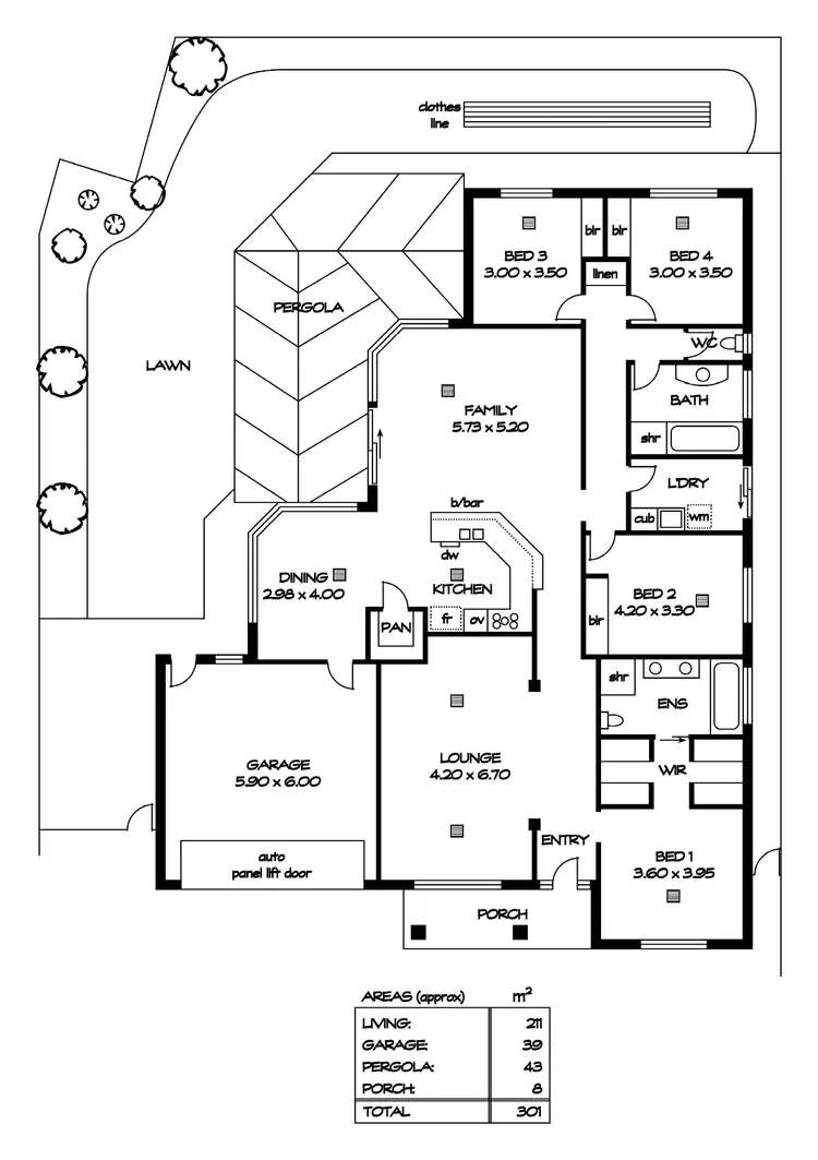 Floorplan of Homely house listing, 28 Seabright Avenue, Parafield Gardens SA 5107