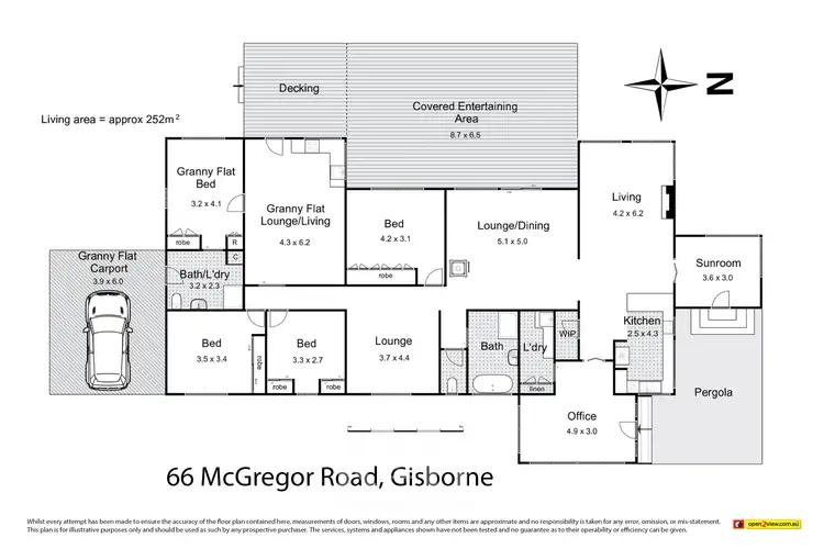 Floorplan of Homely house listing, 66 McGregor Road, Gisborne VIC 3437