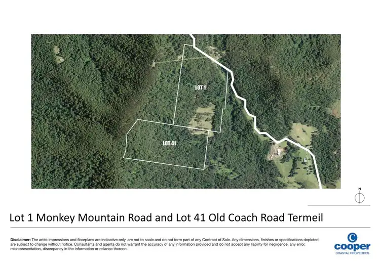 Floorplan of Homely rural property listing, Lot 1 Monkey Mountain Road, Termeil NSW 2539