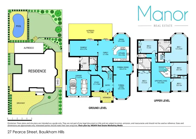 Floorplan of Homely house listing, 27 Pearce Street, Baulkham Hills NSW 2153