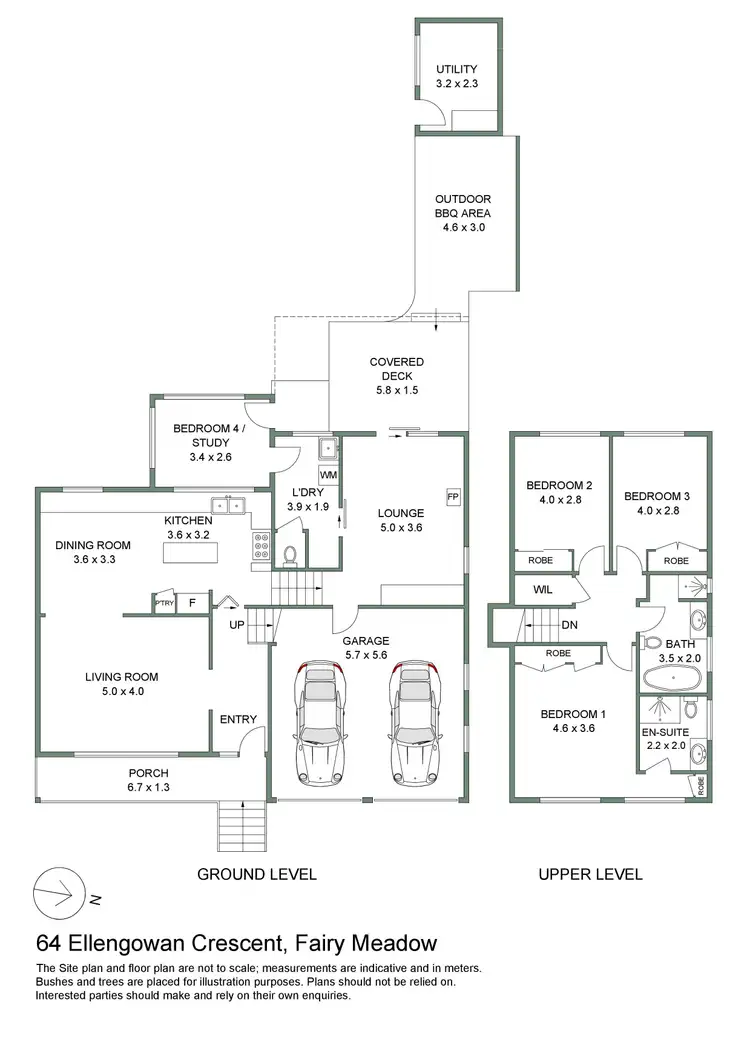 Floorplan of Homely house listing, 64 Ellengowan Crescent, Fairy Meadow NSW 2519