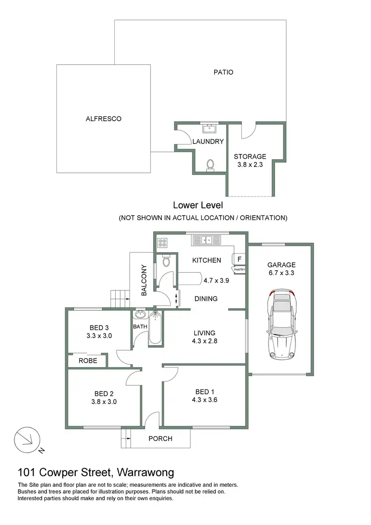 Floorplan of Homely house listing, 101 Cowper Street, Warrawong NSW 2502