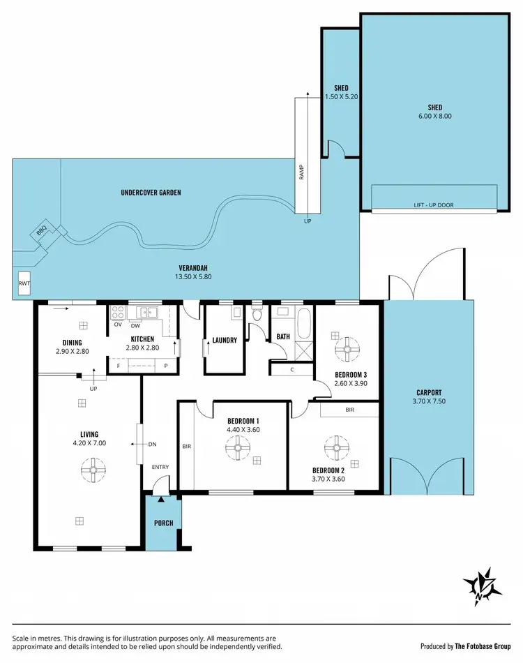 Floorplan of Homely house listing, 2 Glencoe Road, Reynella East SA 5161