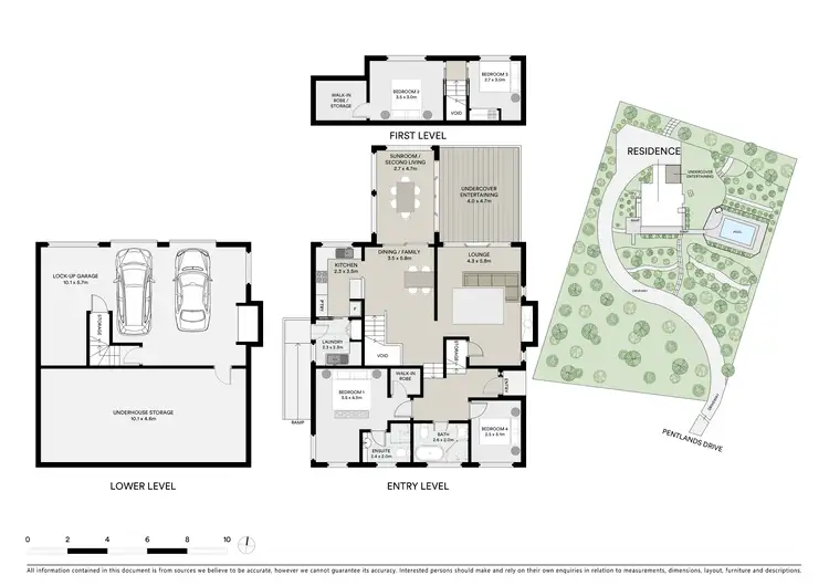 Floorplan of Homely house listing, 10 Pentlands Drive, Winmalee NSW 2777
