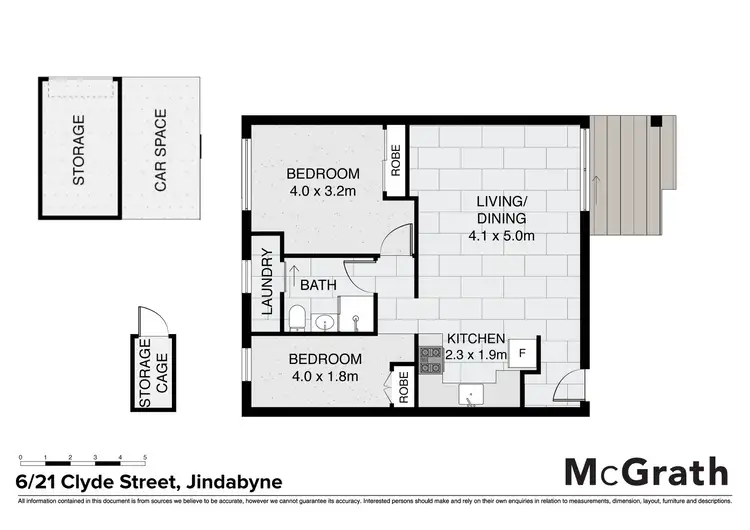 Floorplan of Homely apartment listing, 6/21 Clyde Street, Jindabyne NSW 2627