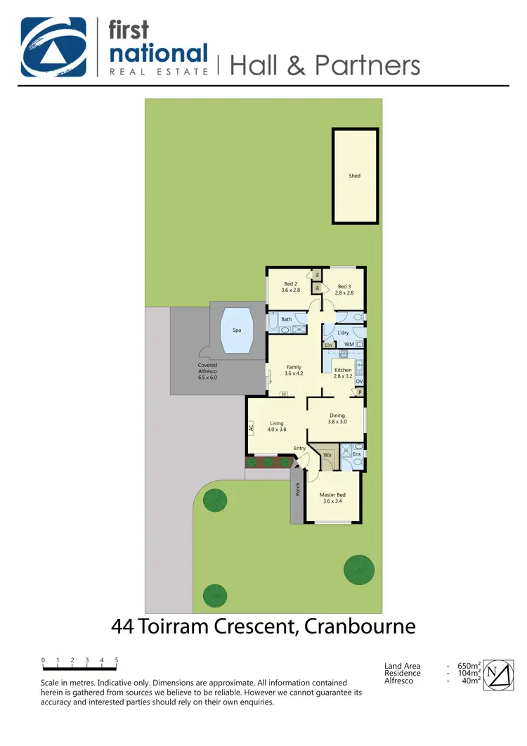 Floorplan of Homely house listing, 44 Toirram Crescent, Cranbourne VIC 3977