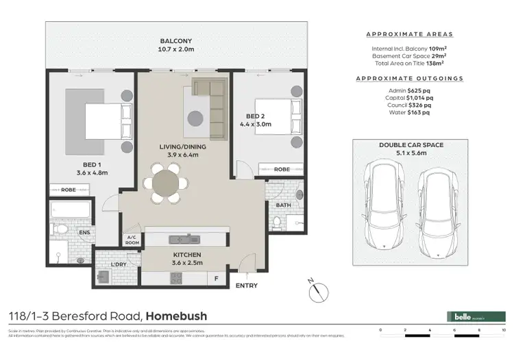 Floorplan of Homely apartment listing, 118/1-3 Beresford Road, Strathfield NSW 2135