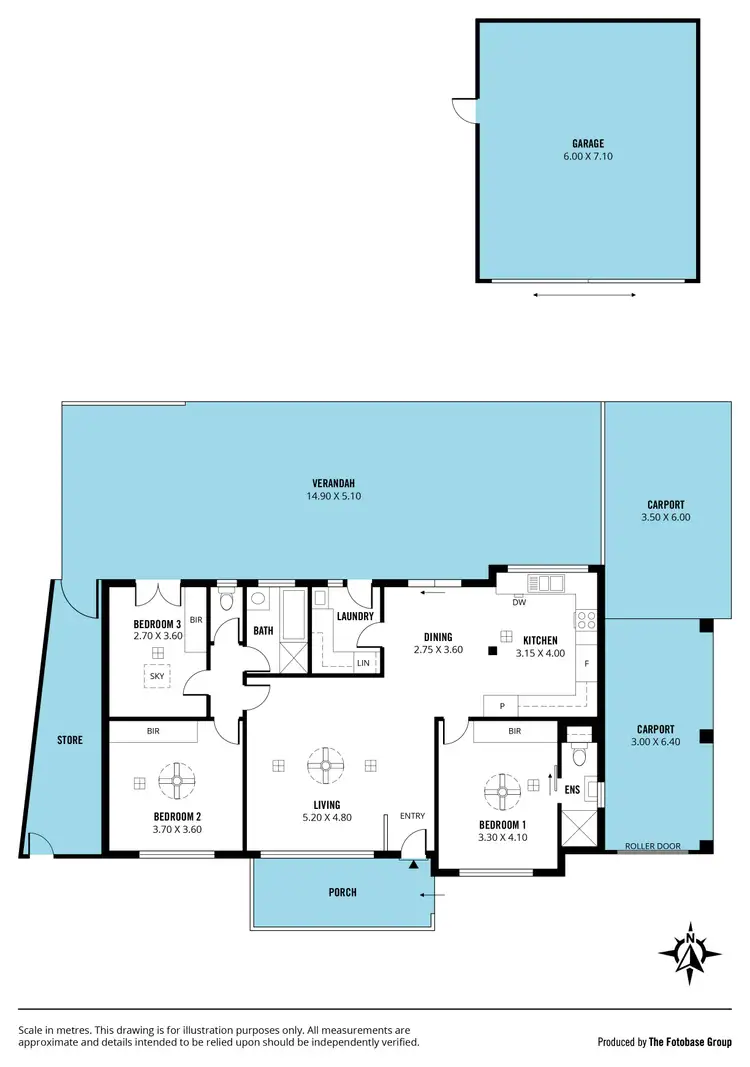 Floorplan of Homely house listing, 7 Standfield Road, Aldinga Beach SA 5173