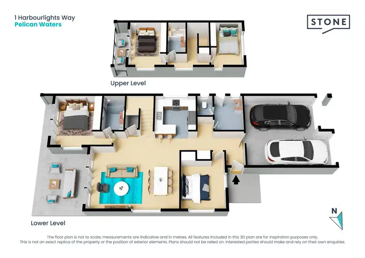 Floorplan of Homely unit listing, 16/1 Harbourlights Way, Pelican Waters QLD 4551