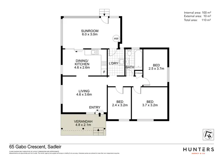Floorplan of Homely house listing, 65 Gabo Crescent, Sadleir NSW 2168