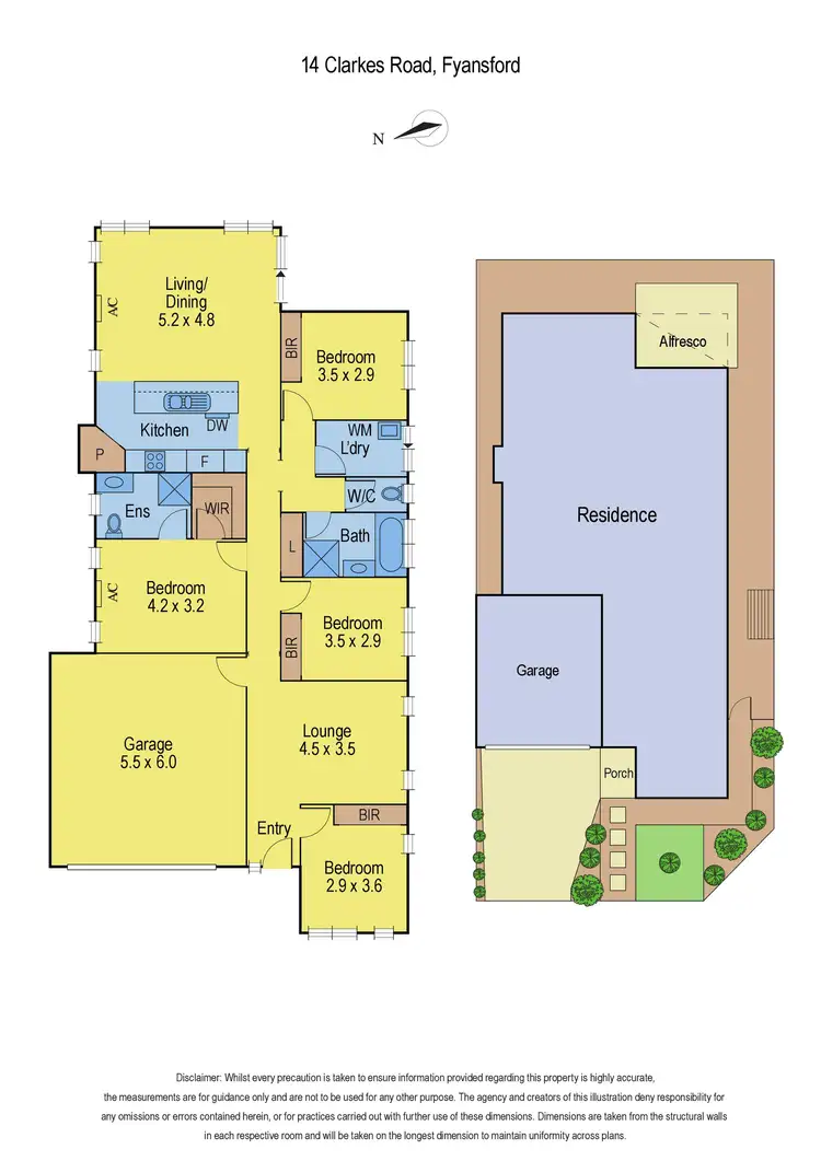 Floorplan of Homely house listing, 14 Clarkes Road, Fyansford VIC 3218