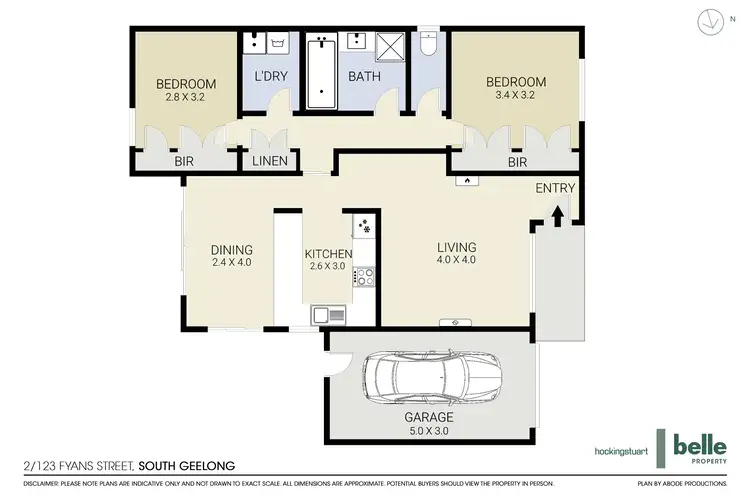Floorplan of Homely unit listing, 2/123 Fyans Street, South Geelong VIC 3220