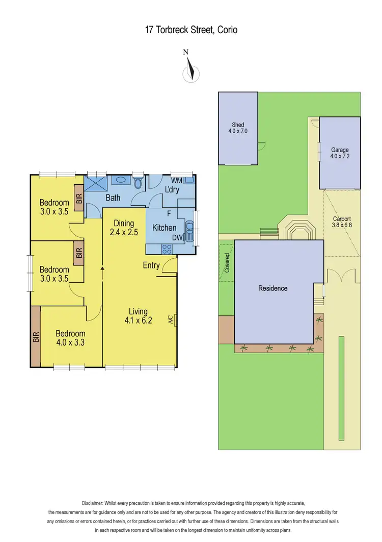 Floorplan of Homely house listing, 17 Torbreck Street, Corio VIC 3214