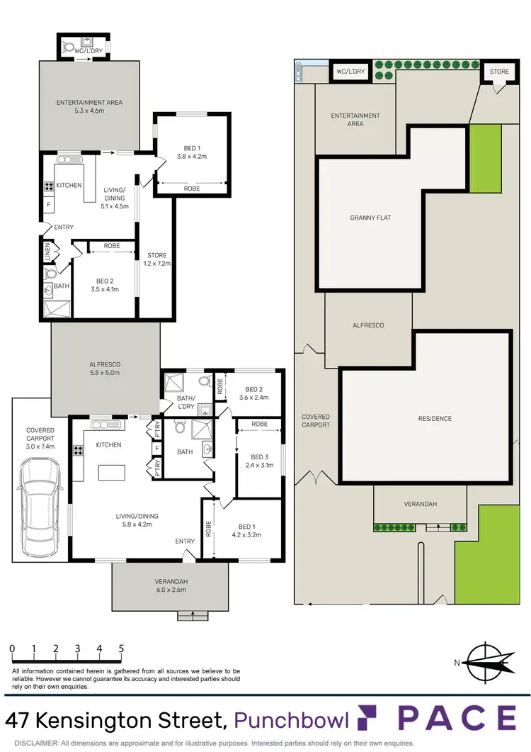 Floorplan of Homely house listing, 47 Kensington Street, Punchbowl NSW 2196