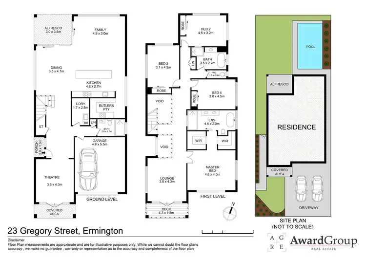 Floorplan of Homely house listing, 23 Gregory Street, Ermington NSW 2115