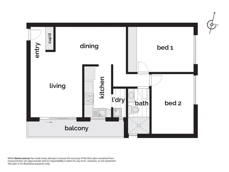 Floorplan of Homely unit listing, 24/99 Canberra Avenue, Griffith ACT 2603