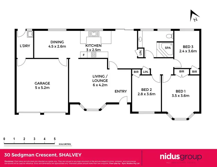 Floorplan of Homely house listing, 30 Sedgman Crescent, Shalvey NSW 2770