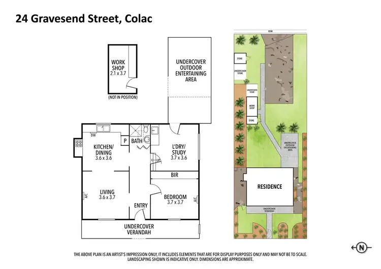 Floorplan of Homely house listing, 24 Gravesend Street, Colac VIC 3250