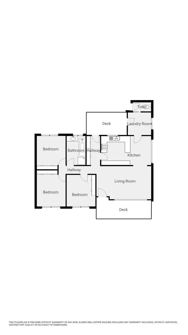 Floorplan of Homely house listing, 3 Asling Avenue, Mildura VIC 3500