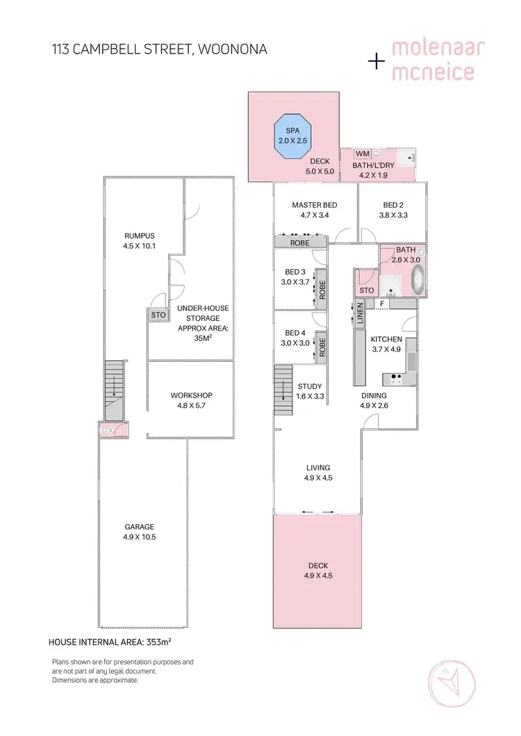 Floorplan of Homely house listing, 113 Campbell Street, Woonona NSW 2517
