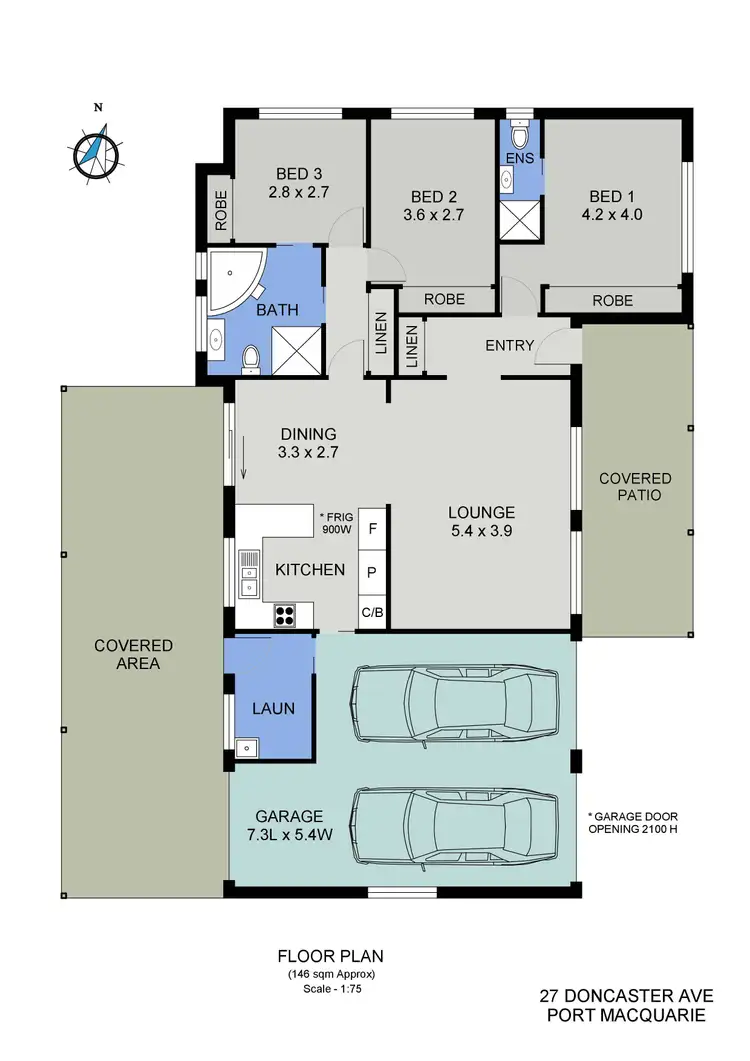Floorplan of Homely house listing, 27 Doncaster Avenue, Port Macquarie NSW 2444