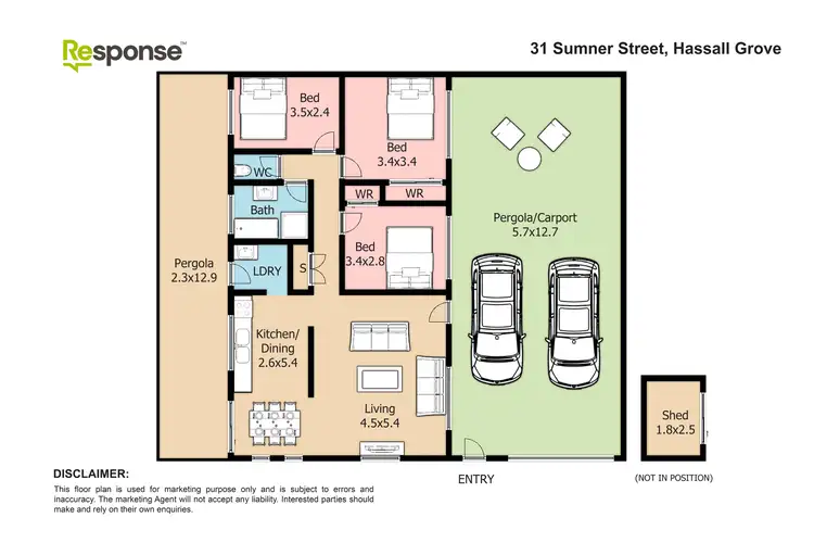 Floorplan of Homely house listing, 31 Sumner Street, Hassall Grove NSW 2761