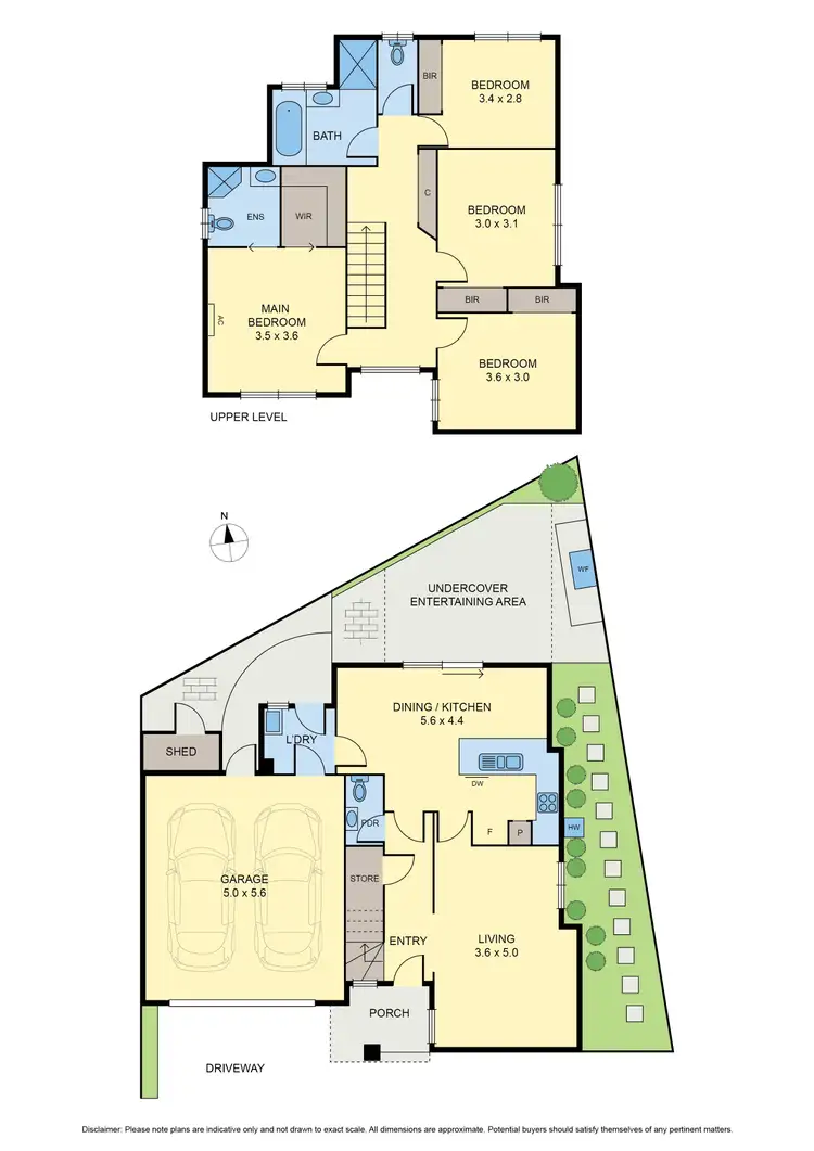 Floorplan of Homely townhouse listing, 3/888 Old Calder Highway, Keilor VIC 3036