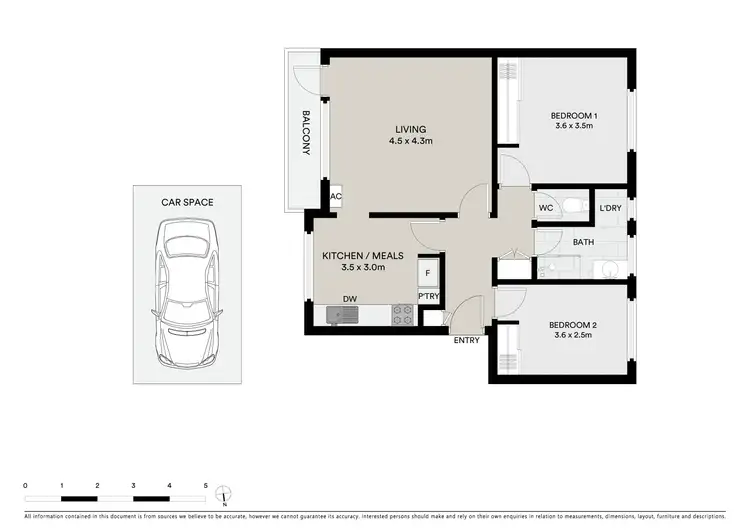 Floorplan of Homely apartment listing, 2/33 Fulton Street, St Kilda East VIC 3183