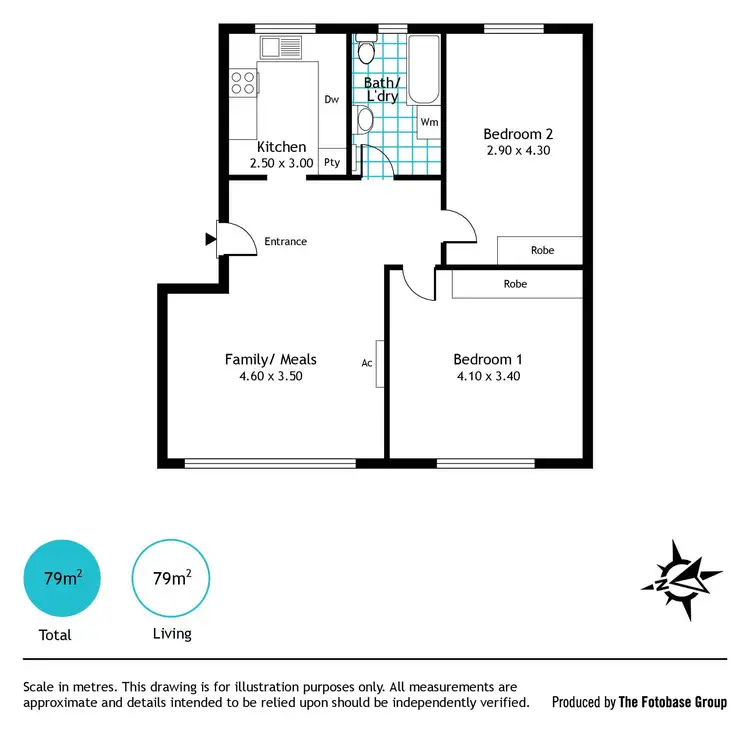 Floorplan of Homely apartment listing, 18/18 Robert Street, Glenelg South SA 5045