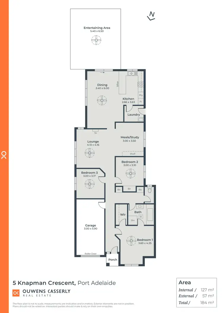 Floorplan of Homely house listing, 5 Knapman Crescent, Port Adelaide SA 5015