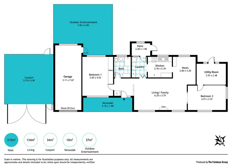 Floorplan of Homely house listing, 21 Park Street, Glandore SA 5037