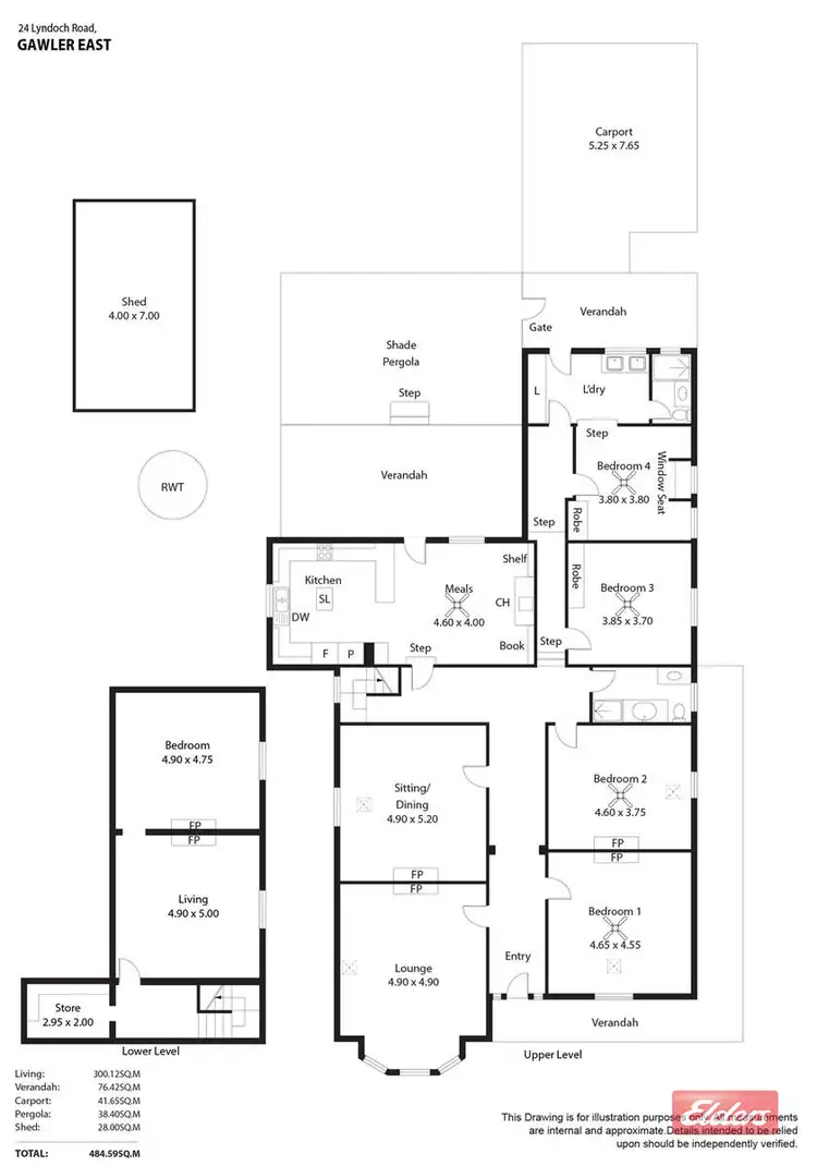 Floorplan of Homely house listing, 24 Lyndoch Road, Gawler East SA 5118