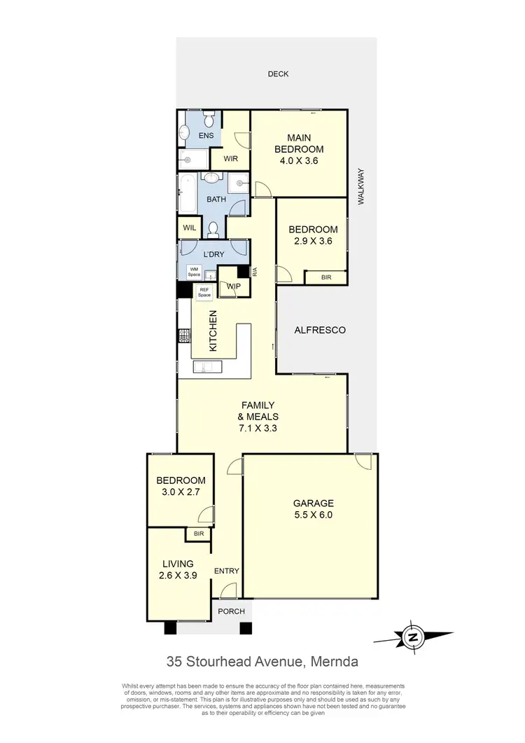 Floorplan of Homely house listing, 35 Stourhead Avenue, Mernda VIC 3754