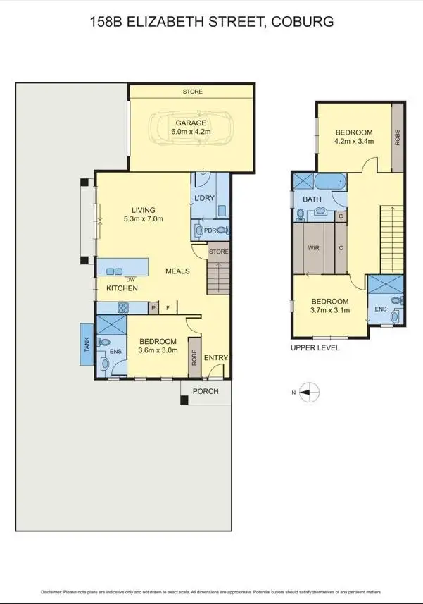 Floorplan of Homely house listing, 158B Elizabeth Street, Coburg North VIC 3058