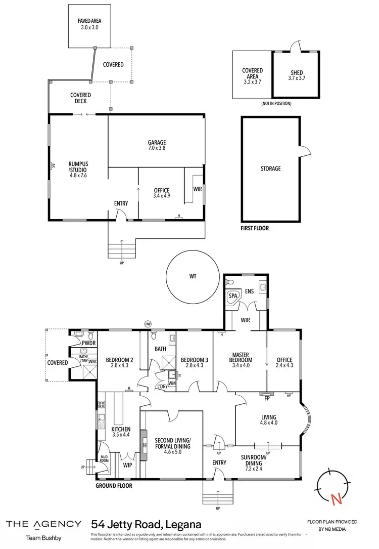 Floorplan of Homely house listing, 54 Jetty Road, Legana TAS 7277