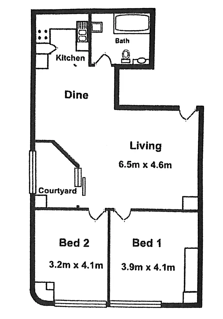 Floorplan of Homely apartment listing, Level 9/909/39 Grenfell Strand, Adelaide SA 5000