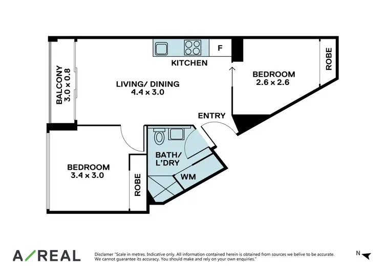 Floorplan of Homely apartment listing, 903/263 Franklin Street, Melbourne VIC 3000