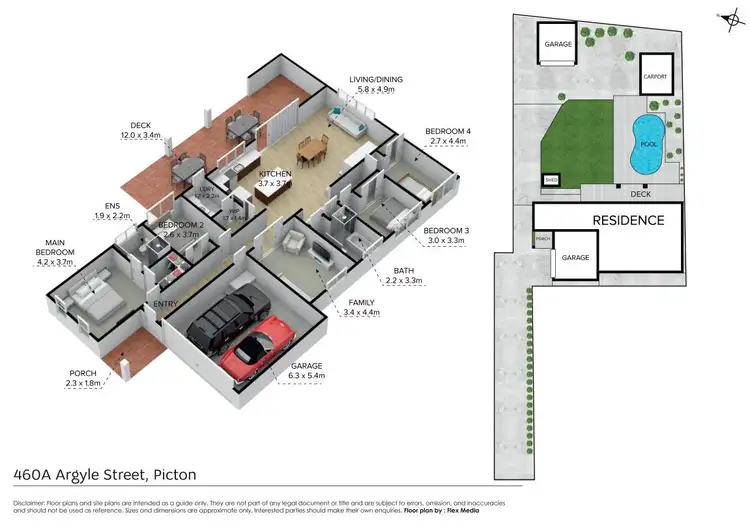 Floorplan of Homely house listing, 460A Argyle Street, Picton NSW 2571
