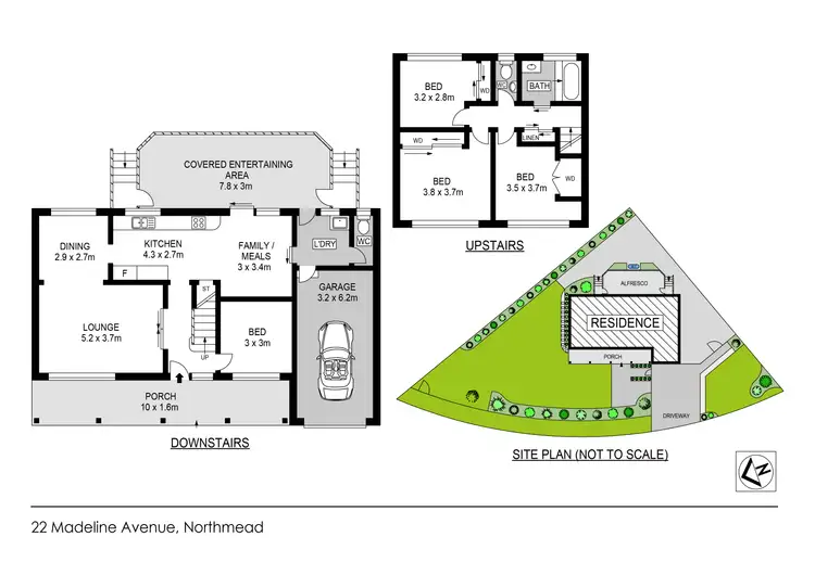 Floorplan of Homely house listing, 22 Madeline Avenue, Northmead NSW 2152