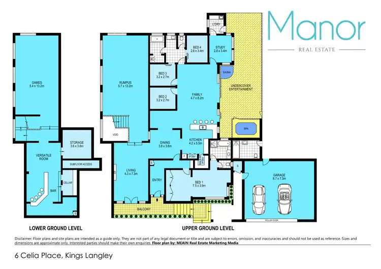Floorplan of Homely house listing, 6 Celia Place, Kings Langley NSW 2147