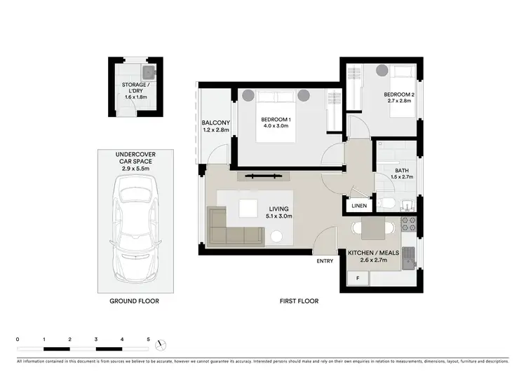 Floorplan of Homely apartment listing, 6/54 The Avenue, Hurstville NSW 2220