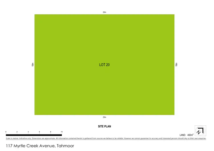 Floorplan of Homely land listing, 117 Myrtle Creek Avenue, Tahmoor NSW 2573