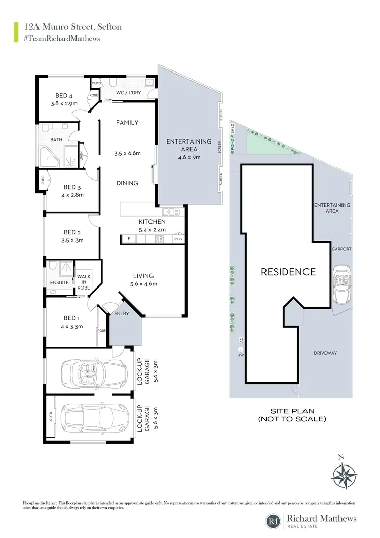Floorplan of Homely house listing, 12a Munro Street, Sefton NSW 2162