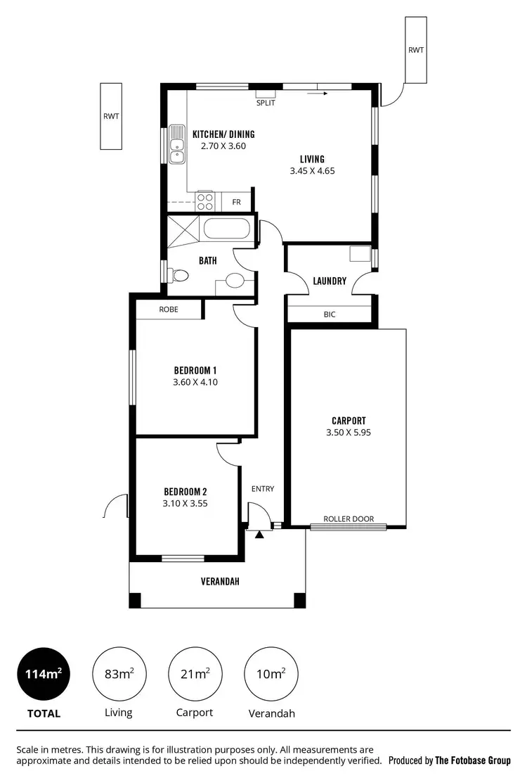 Floorplan of Homely house listing, 21 Miranda Avenue, Kilburn SA 5084