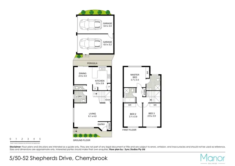 Floorplan of Homely townhouse listing, 5/50-52 Shepherds Drive, Cherrybrook NSW 2126