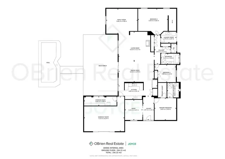 Floorplan of Homely rural property listing, 47 Grossman Drive, North Wangaratta VIC 3678