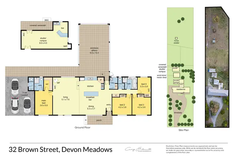 Floorplan of Homely rural property listing, 32 Browns Road, Devon Meadows VIC 3977